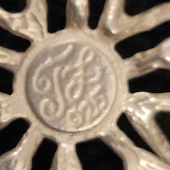 🌹NIB🌹Aurastella Solid Sterling Silver Flower Necklace with Moonstone - Picture 8 of 8